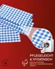 Landhaus Tischwäsche 10 mm Karo blau-weiß 60 x 60 - 6 Stück Produktbild-Vorschau 5