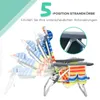 COSTWAY 2 Strandstühle und Tisch Set mit verstellbarer Produktbild-Vorschau 3