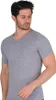 2 Stück Herren T-Shirt V-Ausschnitt Kurzarm Einfarbig Uni Produktbild-Vorschau 3