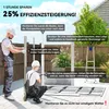 Outsunny Gerätehaus 4,4 m² Gartenhaus mit Pultdach, Produktbild-Vorschau 4