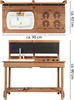 ONVAYA® Mud Kitchen Brown Toy Garden Set "Mud Kitchen made Náhľad obrázku produktu 2