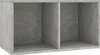 A concrete-gray storage cube with two compartments. Anteprima dell’immagine prodotto