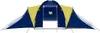 vidaXL Camping-Zelt Stoff 9 Personen Blau und Gelb Produktbild-Vorschau 1