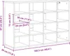 Skříň na obuv Sonoma dub 103 x 30 x 67 cm kompozitní dřevo Náhled obrázku produktu 10