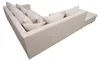 Wohnlandschaft Sofa Couch Ecksofa Eckcouch Cordstoff beige Produktbild-Vorschau 4