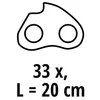 Einhell 4500193, 76,2 / 8 mm (3 / 8"), 1 kusov, 20 cm, 1,1 Náhľad obrázku produktu 5