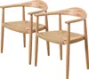 home24 Armlehnenstühle - 2er-Set - Buche Massiv / Produktbild-Vorschau 1