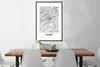 MuchoWow® Gerahmtes Poster Deutschland - Stadtplan - Essen Produktbild-Vorschau 3