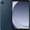 A navy blue Samsung tablet is shown from the front and back. Produktbild-Vorschau