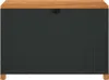 vidaXL Gartentruhe Schwarz 110x55x63 cm Poly Rattan Produktbild-Vorschau 4
