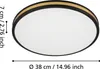 EGLO LED Deckenleuchte Pescaito, Wandlampe, Deckenlampe aus Produktbild-Vorschau 3