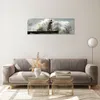 Bilder auf glas - Leuchtturm Ozean Sturm - 90x30cm - Produktbild-Vorschau 7