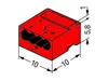 WAGO MICRO-Verbindungsdosenklemme - 4-Leiter-Klemme - rot Produktbild-Vorschau 3