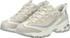 A pair of beige Skechers D Lites sneakers shown from a slightly elevated side angle against a white background. Produktbild-Vorschau
