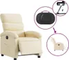 vidaXL Relaxsessel Elektrisch Creme Stoff Produktbild-Vorschau 5
