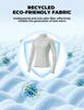 ROCKBROS Damen Radtrikot Langarm Leichte Atmungsaktive Produktbild-Vorschau 3