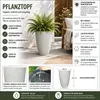 Blumentopf Ø: 41 x H: 55,7 cm Faux White, für Innen & Produktbild-Vorschau 3