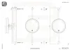 DEUSENFELD WLS70CA - Wand Akku LED Kosmetikspiegel an Produktbild-Vorschau 7