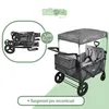 FableKids Bollerwagen Leo X4Plus Gris Fossile | 4 places, Voir les images du produit 8