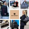 A collage of Peterson brand bags and accessories, featuring lifestyle shots and product details. Voir les images du produit