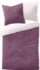 Traumschlaf Feinbiber Bettwäsche Kreise lila 155x220 cm + Produktbild-Vorschau 2