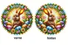 GKA Sonnenfänger brauner Osterhase mit Ostereier bunt 15 cm Produktbild-Vorschau 4