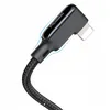 Close-up of a black angled charging cable with the brand name 'Mcdodo' visible. Anteprima dell’immagine prodotto