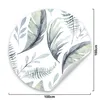 Sticker RUND Aquarell BLÄTTER Pflanzen Flora Natur Wanddeko Produktbild-Vorschau 2
