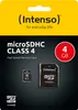 Intenso 4 GB microSDHC Karte Class 4 inkl. SD-Adapter Produktbild-Vorschau 2