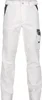 A pair of white and gray work pants are shown against a white background. Produktbild-Vorschau