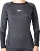 Speedo Lässiger weiblicher Rashguard L/S, Oxid Grau/Schwarz Produktbild-Vorschau 1