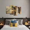 Visario Leinwandbild Buddha 130x80 cm – 4-teilig, Bild Produktbild-Vorschau 2