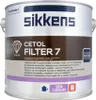 A metal can of Sikkens Cetol Filter 7 wood protection product. Produktbild-Vorschau