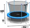 Trampolina ogrodowa 8ft/252cm z siatką wewnętrzną i Podgląd zdjęcia produktu 10