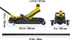 SucceBuy Cric de course en acier de 2,5 tonnes Low Profile Voir les images du produit 8