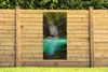 MuchoWow® 80x160 cm Outdoor-Poster Gartendeko Sichtschutz Produktbild-Vorschau 3