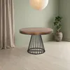MENZZO Table ronde extensible Grivery Bois Noisette pieds Voir les images du produit 4