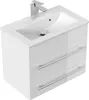 Badmöbel Waschplatz "Portus 600 SlimLine" 60 cm weiß Produktbild-Vorschau 1