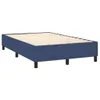 Boxspringbett mit Matratze Blau 120x200 cm Stoff Produktbild-Vorschau 3