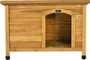 Hundehütte aus Holz "Max" – 85 x 57 x 58 cm – Braun Produktbild-Vorschau 4