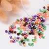 Bastelperlen 8mm braun, lachs,altrosa, gelb, lila, mint Produktbild-Vorschau