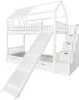 Flieks Etagenbett 90x200cm mit Rausfallschutz, Kinderbett Produktbild-Vorschau 24