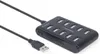 gembird 10-Port USB 2.0 Hub, schwarz Náhled obrázku produktu 4