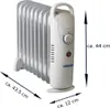 mesko Home MS7805 - Öl-Heizlüfter - Öl - Indoor - Weiß - Produktbild-Vorschau 9