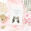 Postkarte Happy Birthday OTTER HALF Geburtstagskarte Produktbild-Vorschau 3