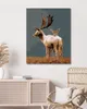 Zuty - Malen nach Zahlen - DAMHIRSCH MIT HIRSCHKUH, 40x50 Produktbild-Vorschau 2