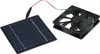 A solar panel connected to a fan, shown on a white background. Produktbild-Vorschau