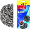 A product image showing a Vileda Glitzi Spiral scouring pad packaging and a close-up of the product. Produktbild-Vorschau