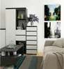 Commode CL6 40 cm Gris Graphite et Blanc avec 1 Tiroir et Voir les images du produit 3