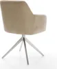DELIFE Esszimmerstuhl Greg-Flex Mikrofaser Beige Vintage Produktbild-Vorschau 5